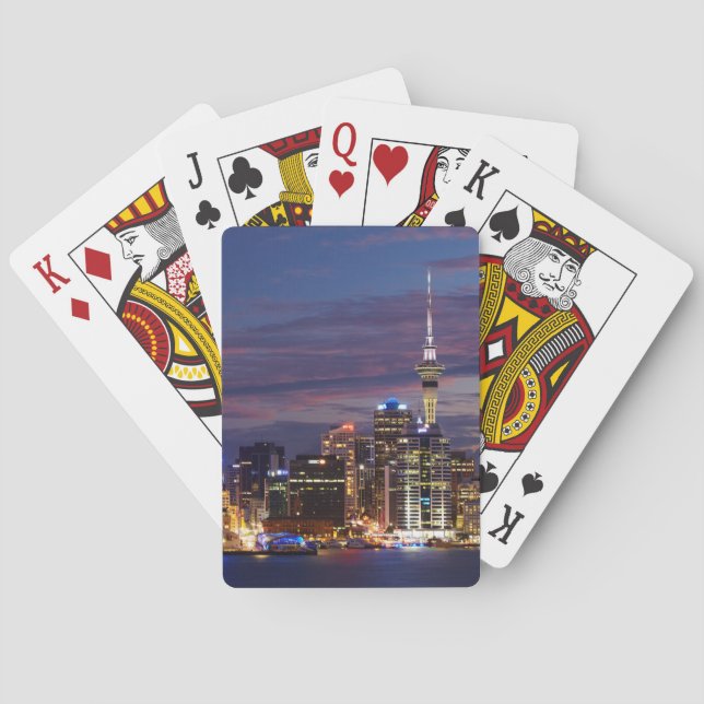 Auckland City Skyline Spielkarten (Rückseite)