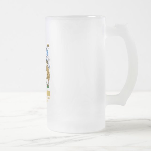 Auckland Mattglas Bierglas (Rechts)