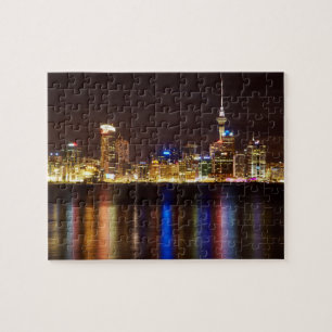 Auckland Nacht Stadtbild