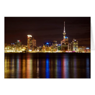 Auckland Nacht Stadtbild