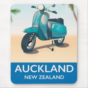 Auckland neues Zealand-Reiseplakat Mousepad