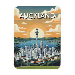 Auckland Neuseeland Postkarte Magnet
