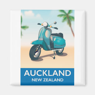 Auckland Neuseeland Reiseplakat Magnet