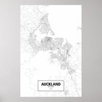 Auckland, Neuseeland (schwarz auf weiß)