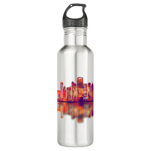 Auckland Neuseeland Skyline Edelstahlflasche