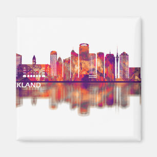 Auckland Neuseeland Skyline Magnet