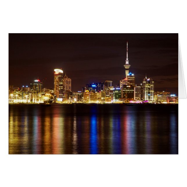 Auckland Night Cityscape (Vorderseite (Horizontal))