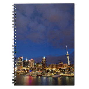 Auckland Night Skyline Notizblock