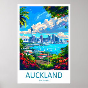 Auckland Park Vintage-Ski-Werbeposter für national Poster