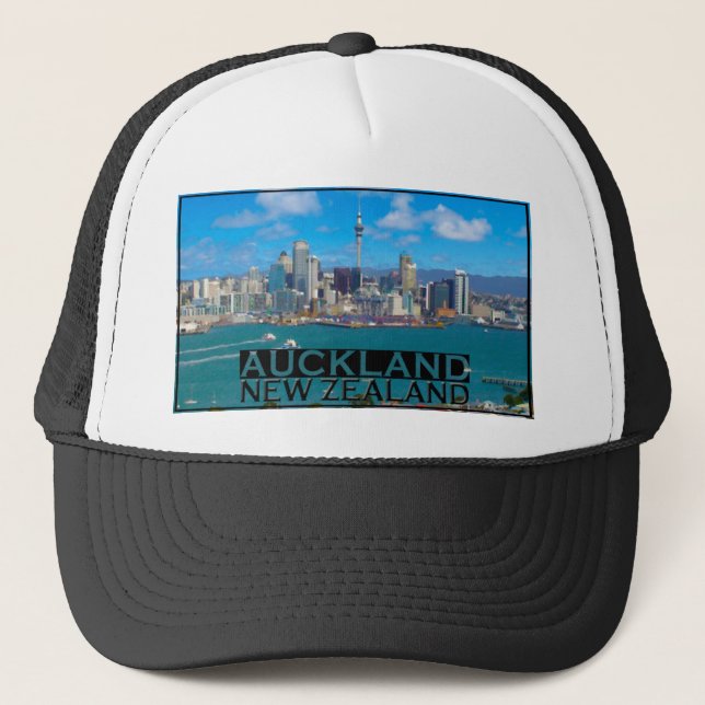 Auckland Truckerkappe (Vorderseite)