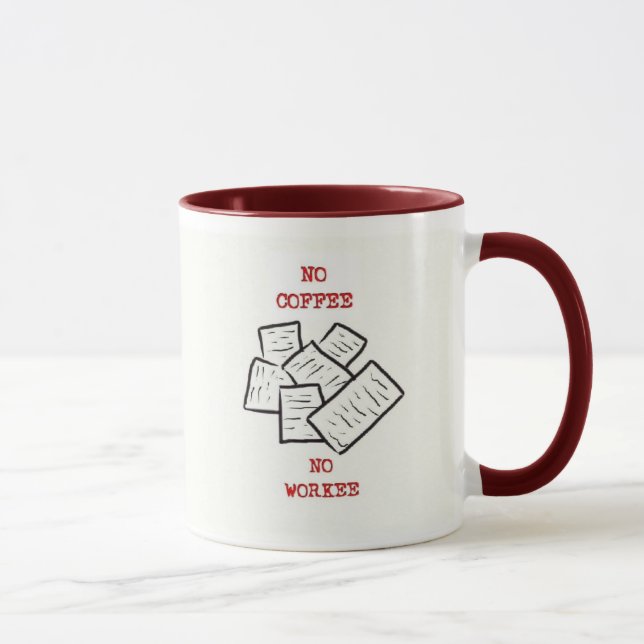 Aucun café, aucune tasse de café de Workee (Droite)
