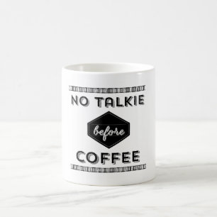Aucun café avant tasse de film parlant