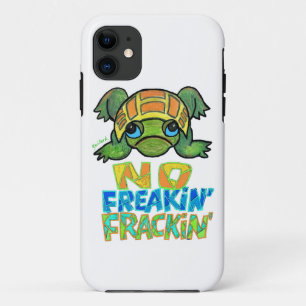 Aucun coque iphone de tortue de Fracking