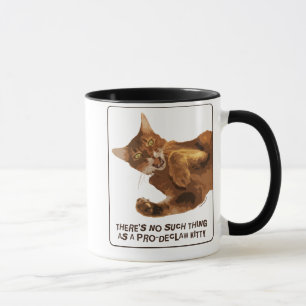 Aucun Declaw la tasse de sonnerie de Kitty
