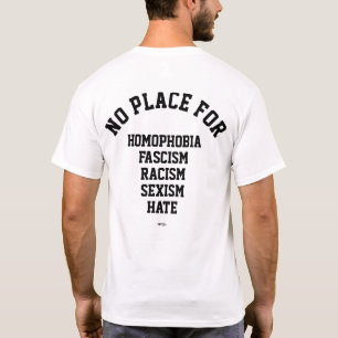 Aucun endroit pour le T-shirt de haine