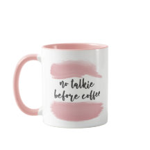 Aucun film parlant avant café - tasse rose