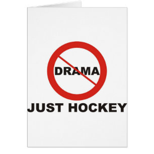 Aucun hockey de drame juste