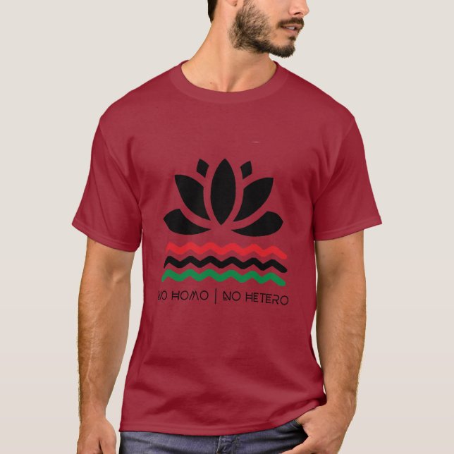 Aucun | homo aucun T-shirt hétéro Masc (Devant)