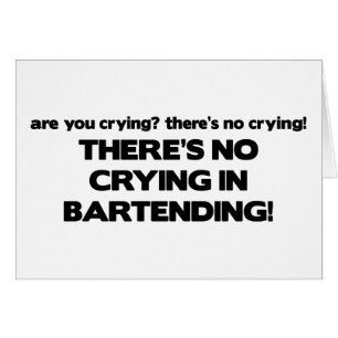 Aucun pleurer en tenant le bar