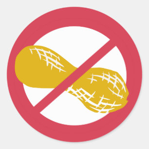 Aucun Stickers Alerte aux allergies alimentaires p