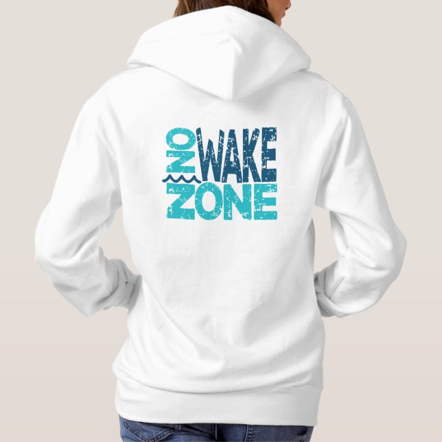 Aucun Sweat - shirt à capuche Wake Zone (Dos)