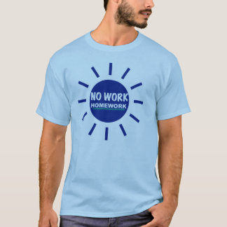 Aucun T-shirt de régression de travail du travail