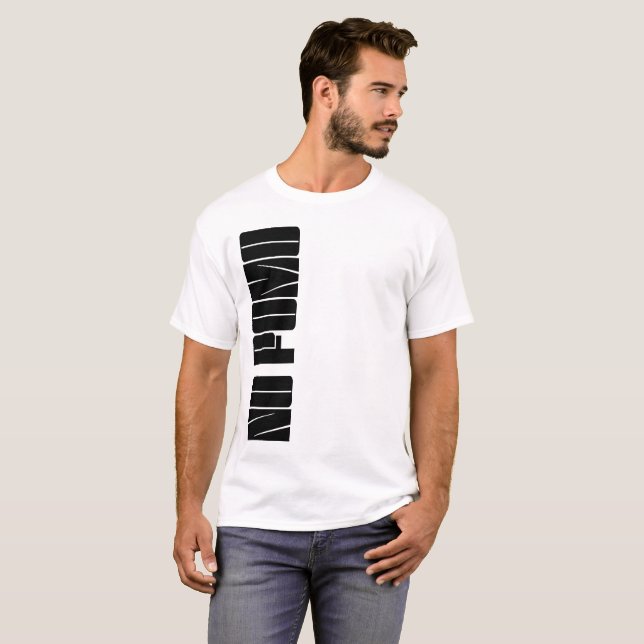 AUCUN T-shirt en cristal Bitcoin FOMO (Devant entier)