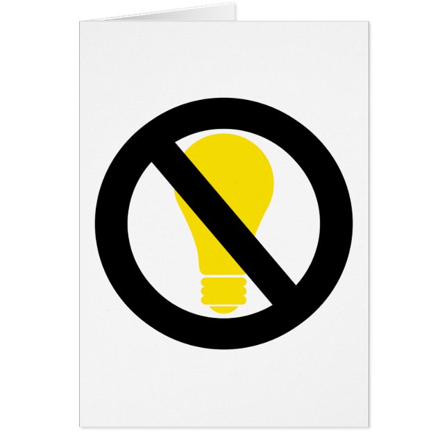 aucune ampoule à incandescence (Devant)