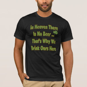 Aucune bière dans le T-shirt de ciel