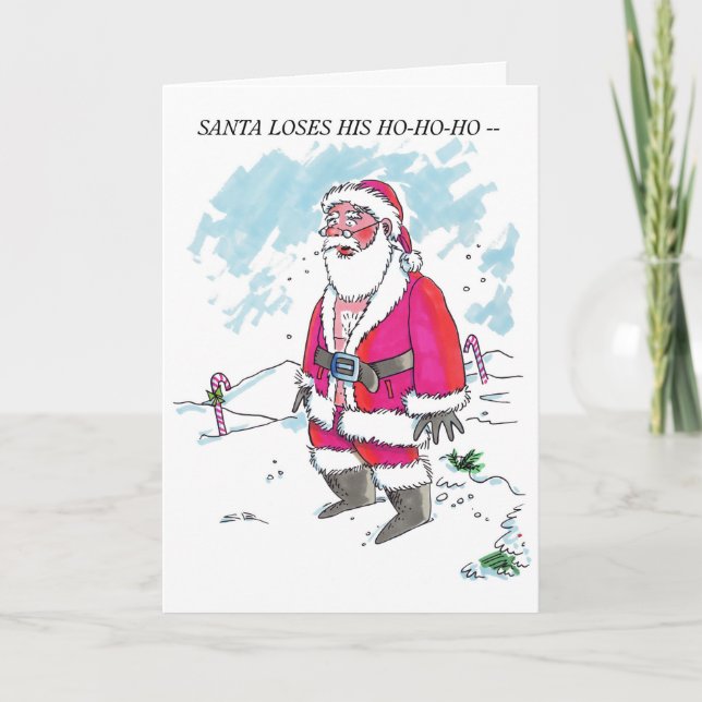 Aucune carte de voeux Ho-Ho-Ho w texte (Devant)