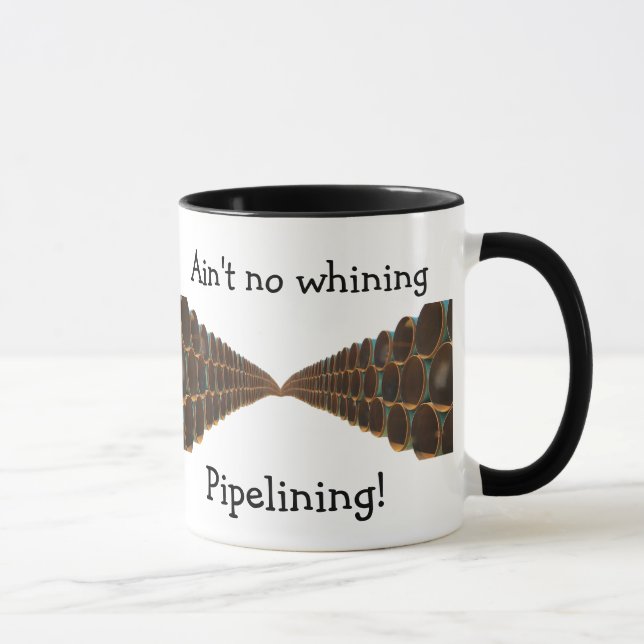 Aucune tasse de pleurnicherie de canalisation (Droite)