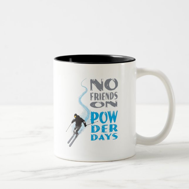 Aucuns amis sur la tasse de jours de poudre (Droit)