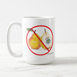 Aucuns jokers avec la tasse de poires