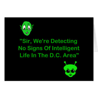 Aucuns signes de la vie intelligente dans D.C.