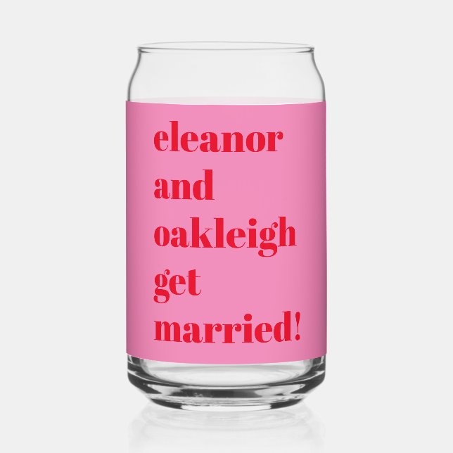 Audacieux Typographie Fun Rose Rouge Moderne Maria (Recto)