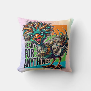 Audacious Avian Kissen