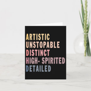 Audhd Autismus Adhd Autistic Spectrum Neurodiversi Karte