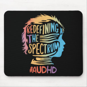 Audhd Autismus Adhd Autistic Spectrum Neurodiversi Mousepad