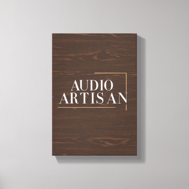 Audio Artisan Leinwanddruck (Vorderseite)