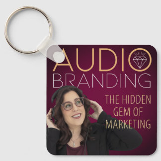 Audio-Branding-Podcast-Schlüsselanhänger Schlüsselanhänger