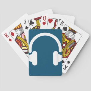 Audio Engineer Audiophile DJ Music Lover Headphone Spielkarten