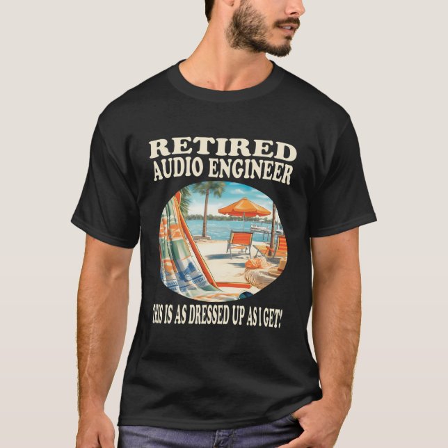 Audio Engineer - Entspannungsdesign T-Shirt (Vorderseite)