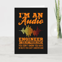 Audio Engineer Funny Engineering Abschluss Grad