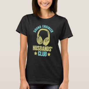 Audio Engineer Headphones Studio Sound Engineer T-Shirt