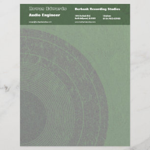 Audio Engineer Letterhead Briefbogen