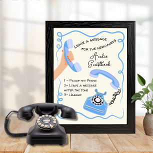 Audio-Gästebuch-Symbol Poster