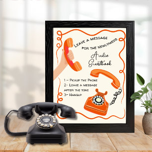 Audio-Gästebuch-Symbol Poster
