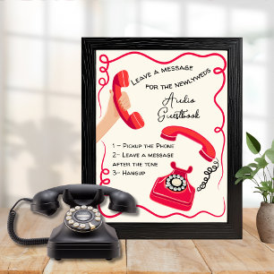 Audio-Gästebuch-Symbol Poster