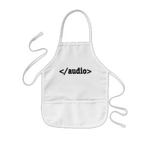 Audio-HTML5-Code beenden Kinderschürze