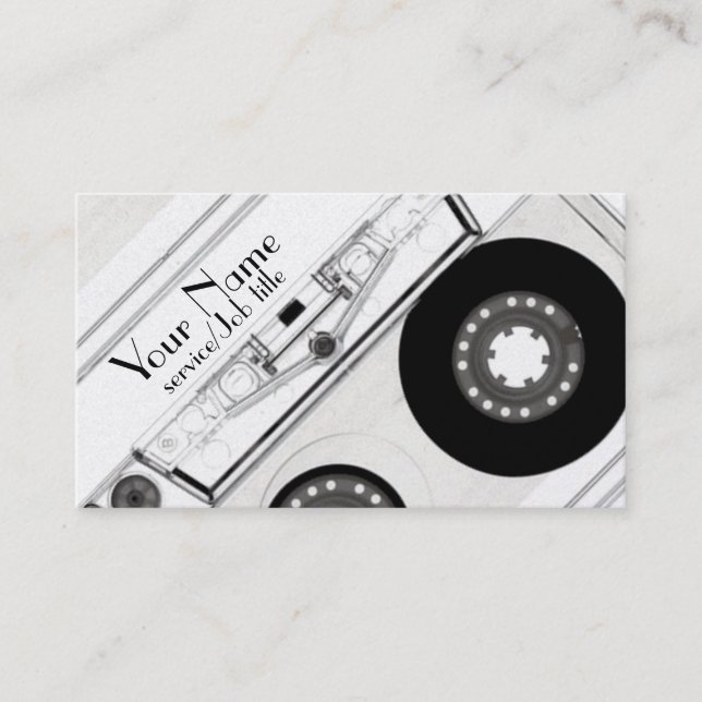 Audio Music Production DJ Play-Visitenkarte Visitenkarte (Vorderseite)